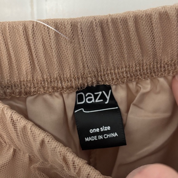 Layered Maxi Tulle Skirt in Brown - Picture 3 of 5